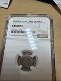1585KB Hungary Denar NGC Certified Genuine