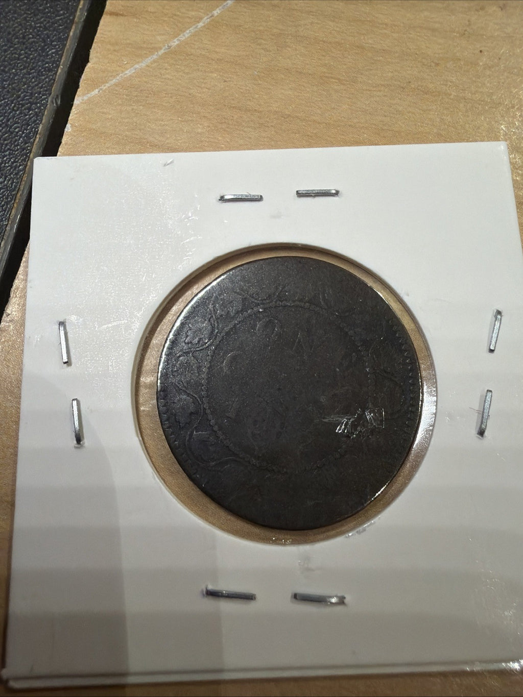 1882 Canada Bronze One Cent Coin Canadian Penny