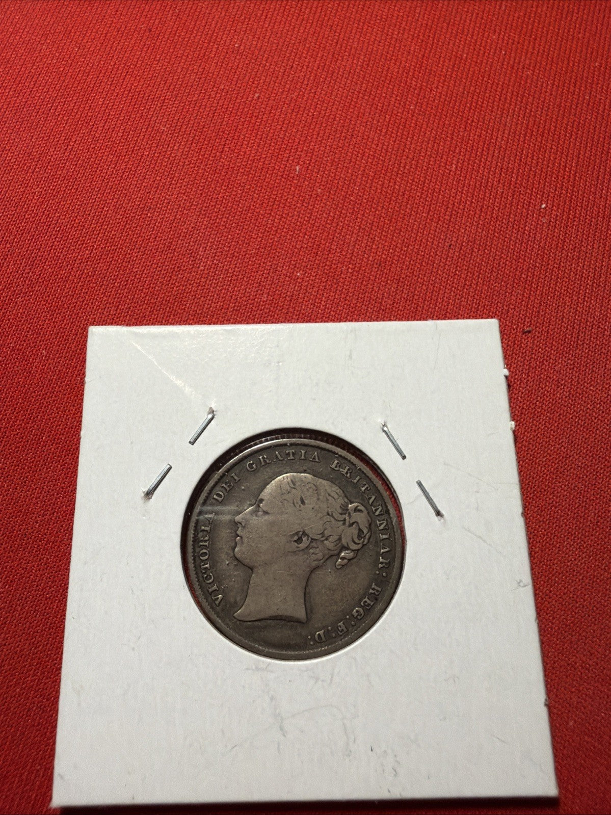 Great Britain 1858 Shilling VF Victoria Silver Coin