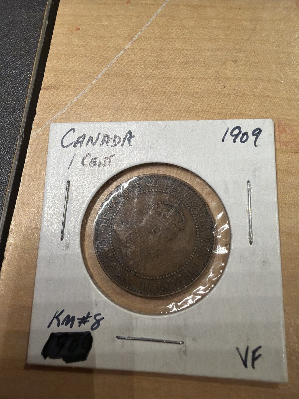 1909 Canada Large 1 Cent Edward VII