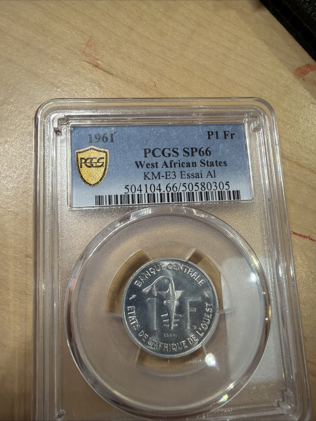 1961 P1FR PCGS SP 66 West African States