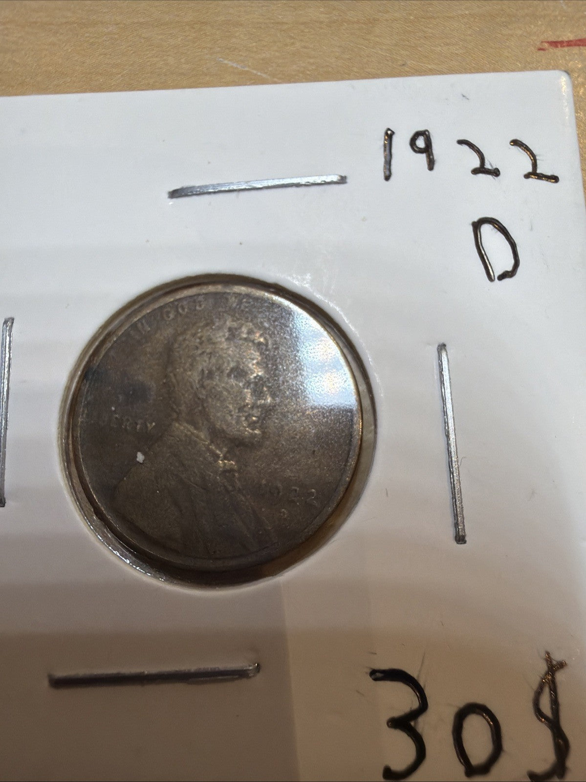 1922-D Lincoln Wheat Cent Penny Semi-Key