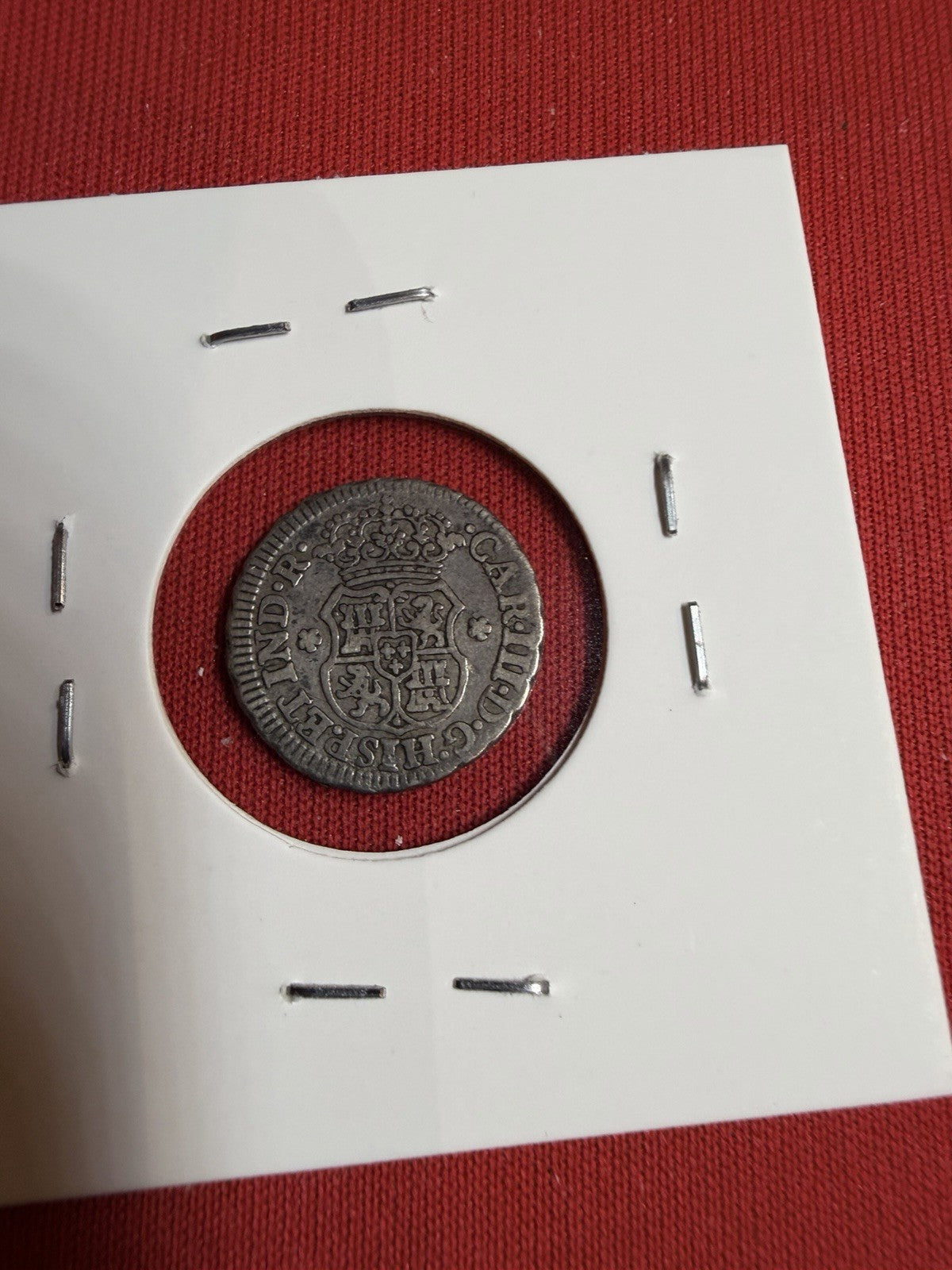 1765-M Half Reale Silver Spain Mexico Mint Spanish Colonial Coin