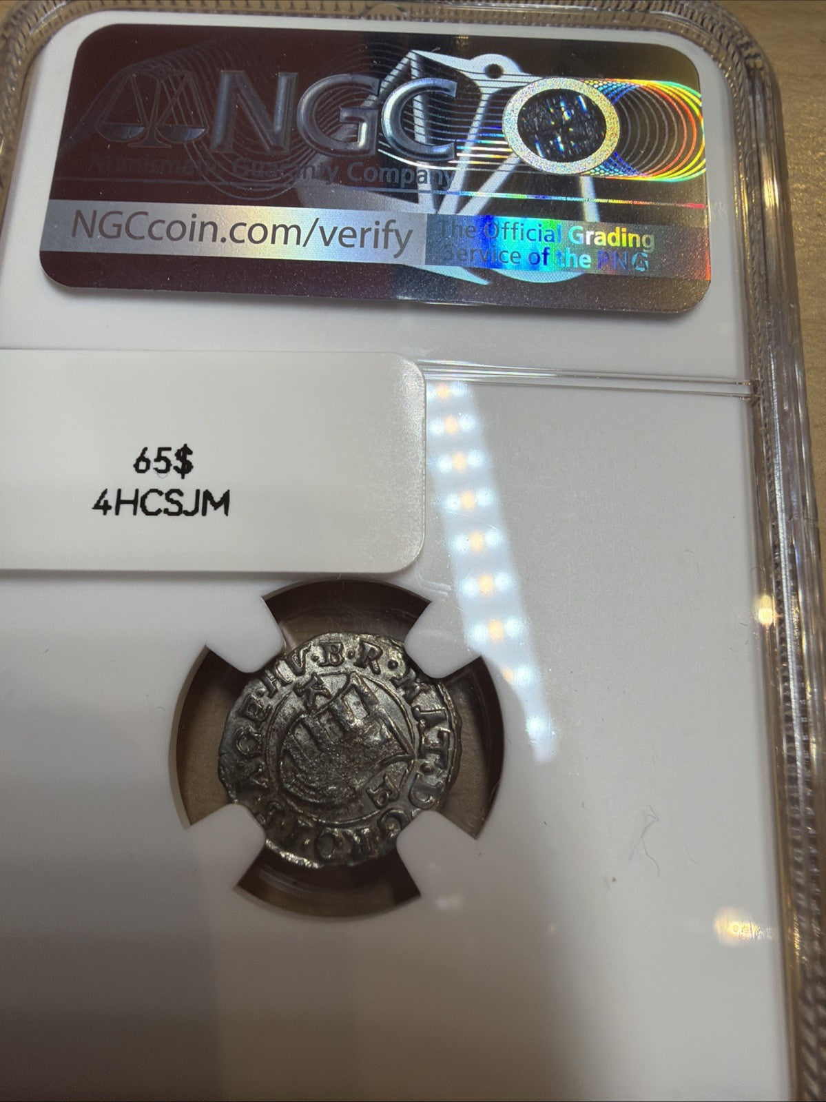 1620KB Hungary Denar NGC