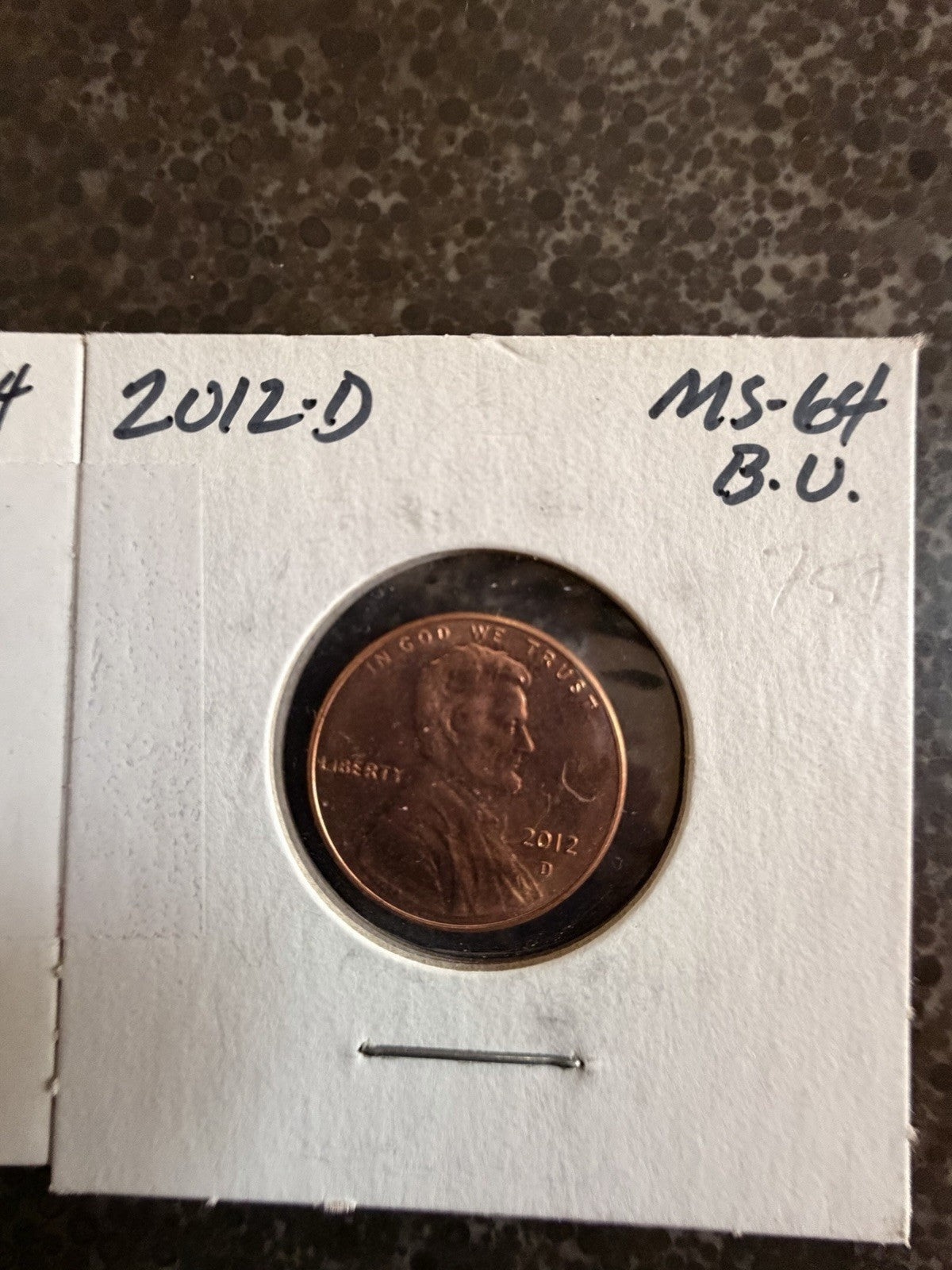2 Wheat Cents With A 2012-D Cent All In Bu Condition