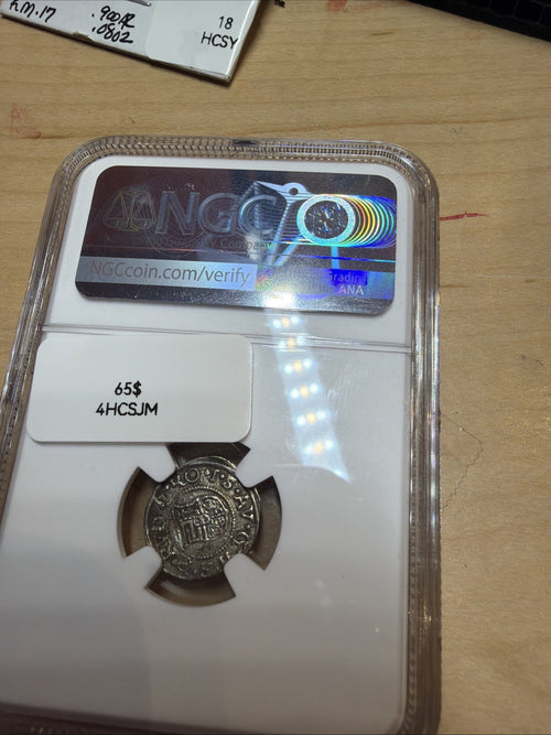 1585KB Hungary Denar NGC Certified Genuine