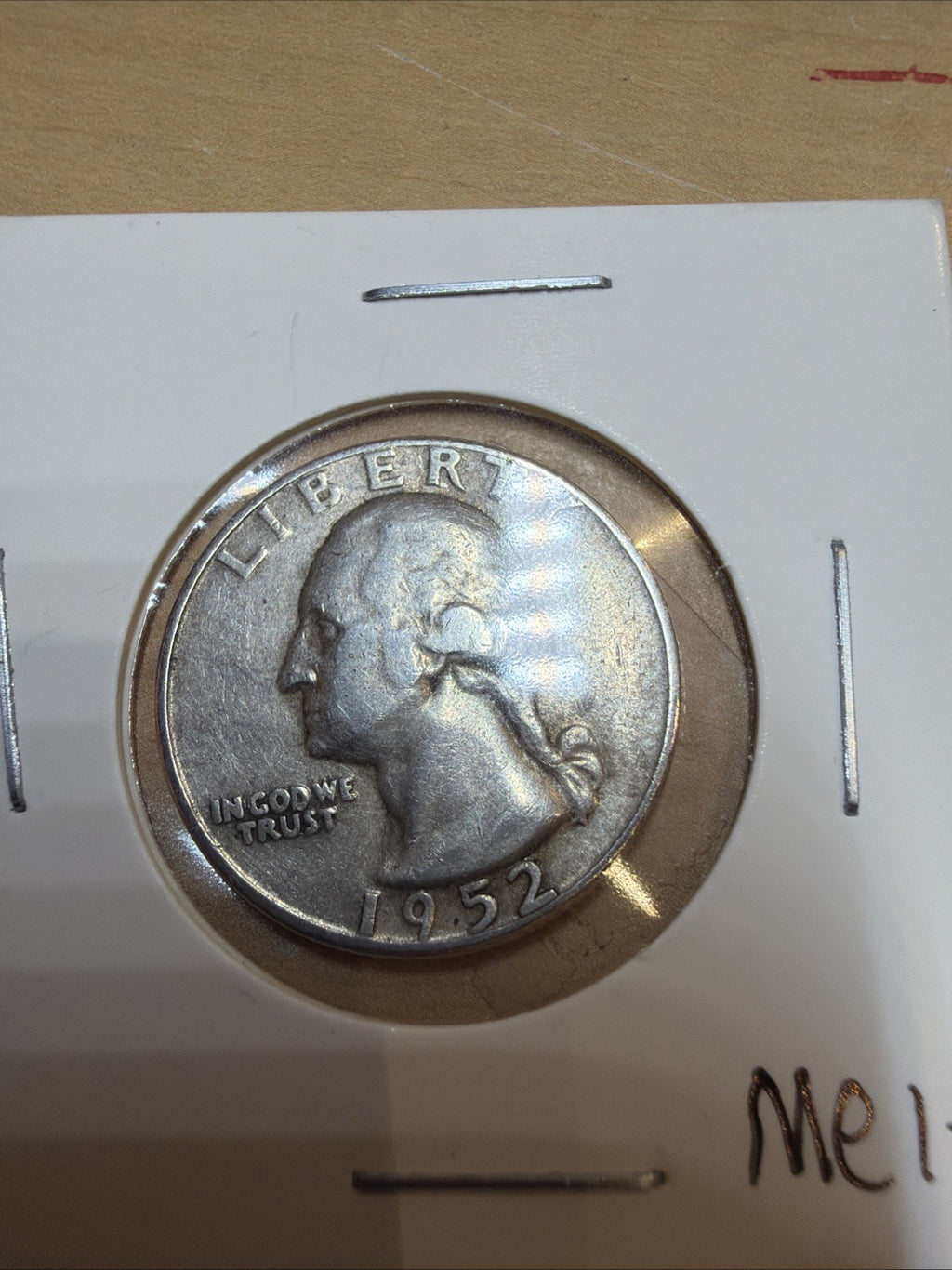 1952-P Washington Quarter 90% Silver Coin