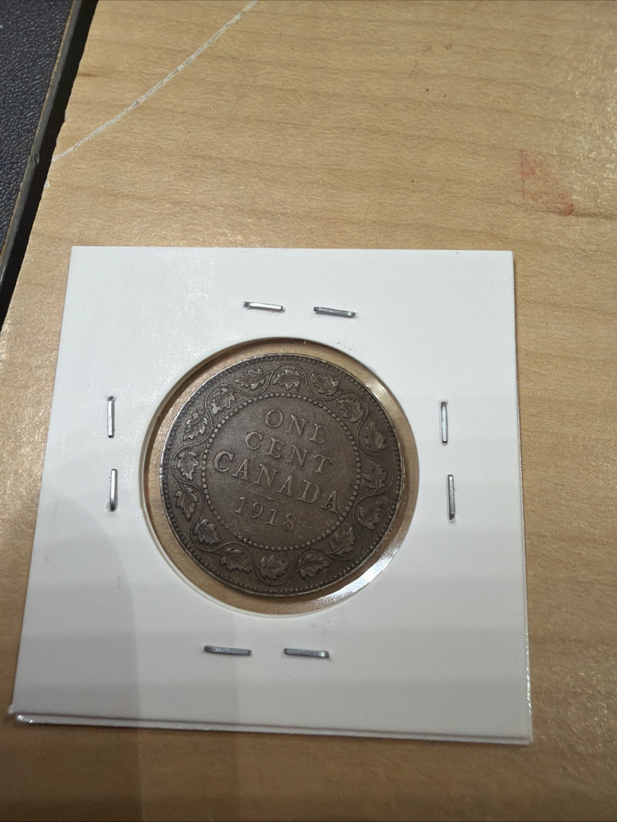 1918 Canadian Penny King George V Large Cent Coin