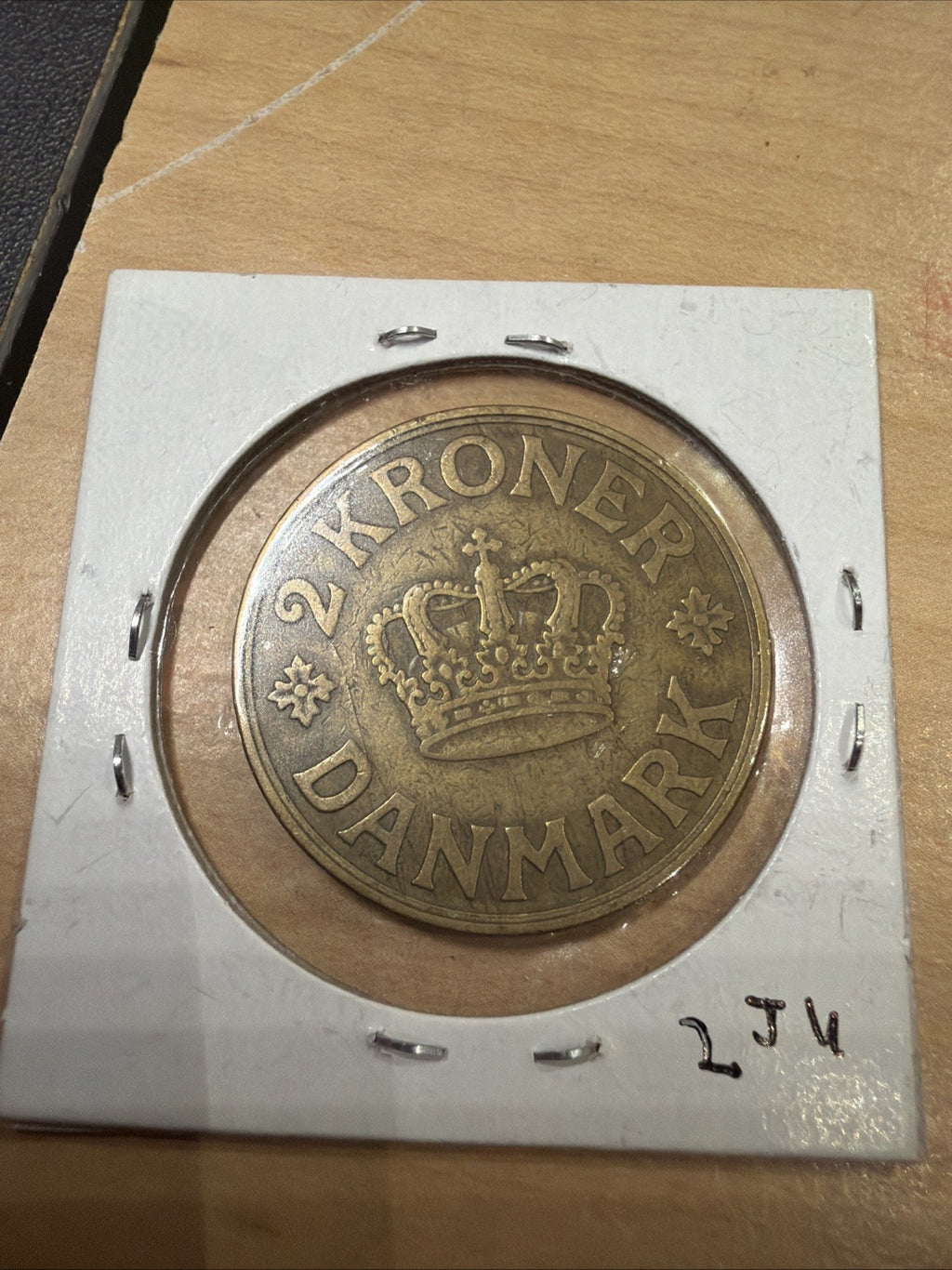 1936 Denmark 2 Kroner Coin