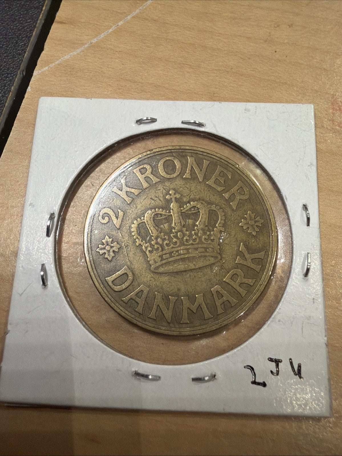1936 Denmark 2 Kroner Coin