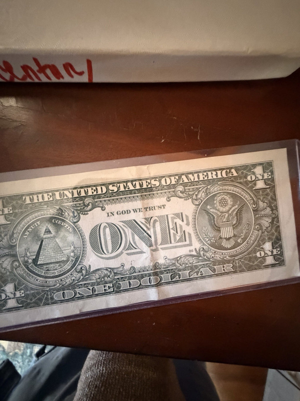 Birthday Note 1$ Bill 1964 June 20th