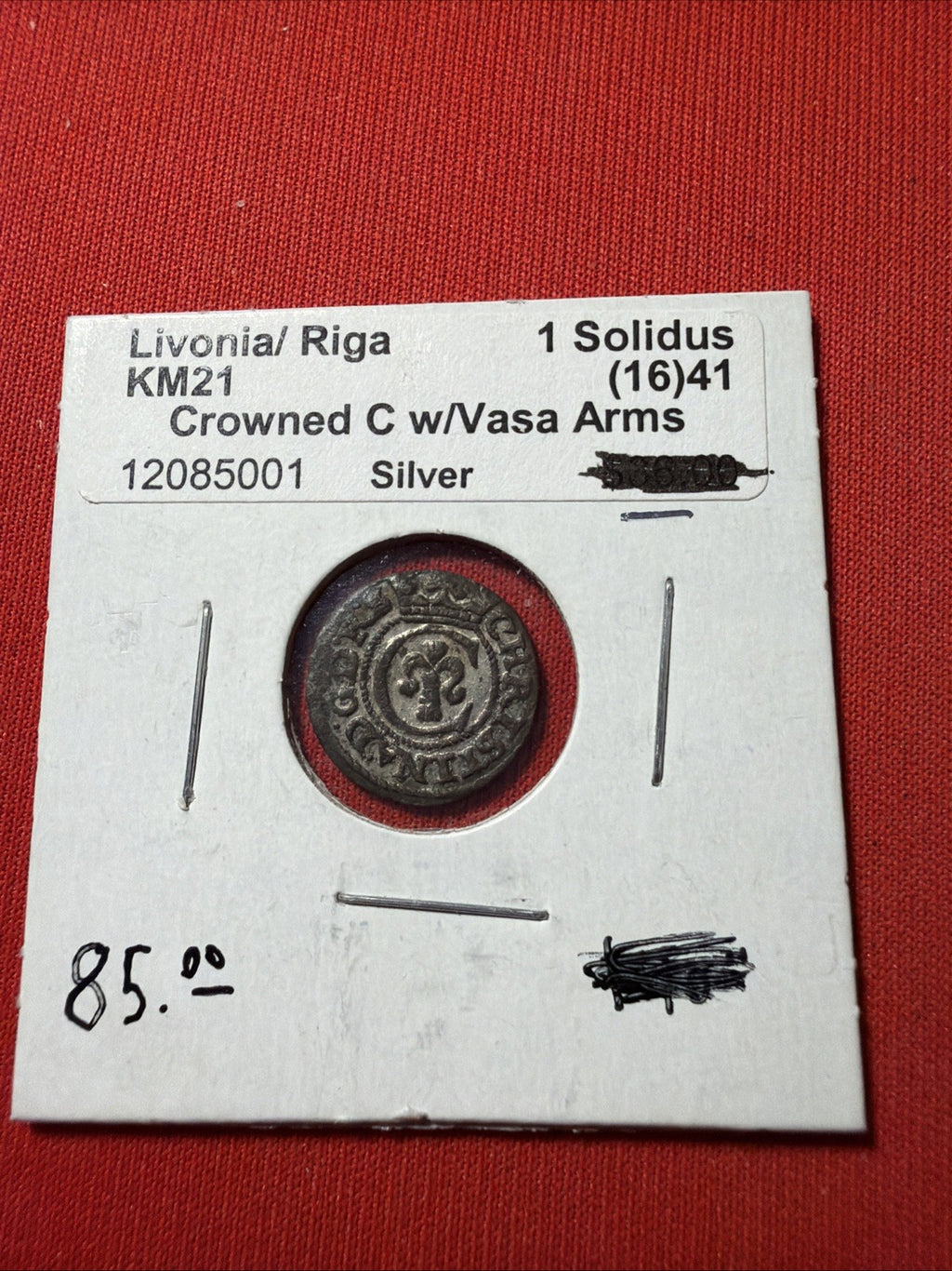 1641 Livonia/Riga 1 Solids Crowned C