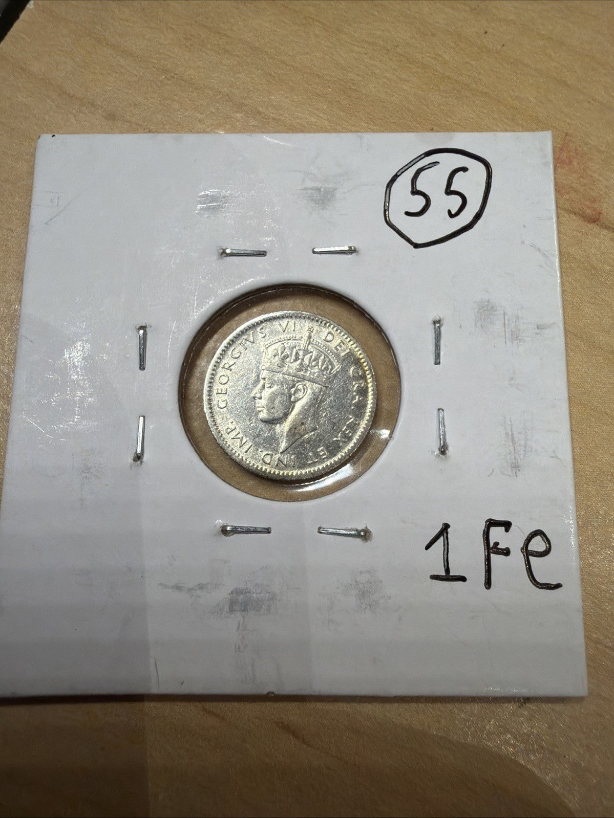 1940 C Newfoundland 5 Cents Coin Canada
