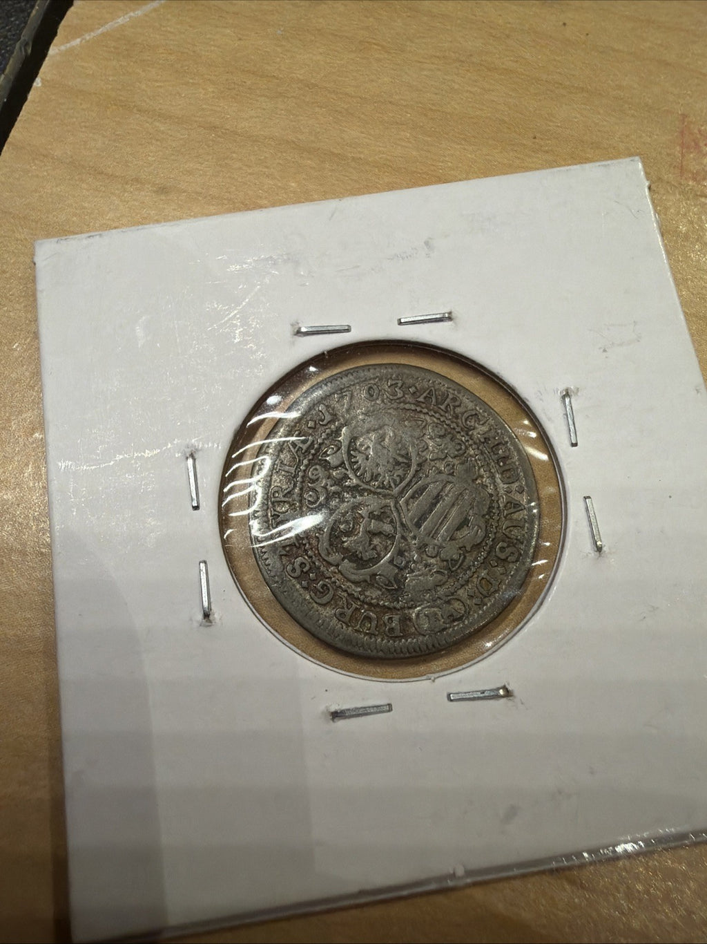 AUSTRIA / LEOPOLD I. - SILVER 3 KREUZER / 1703 IA