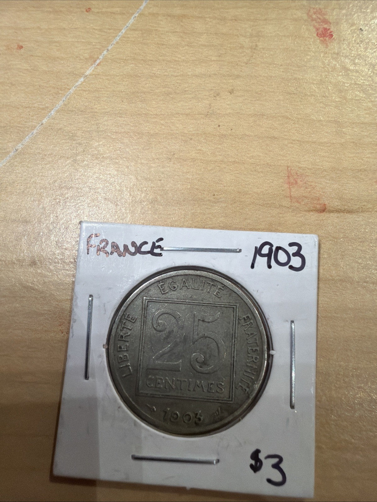 1903 France 25 Centimes