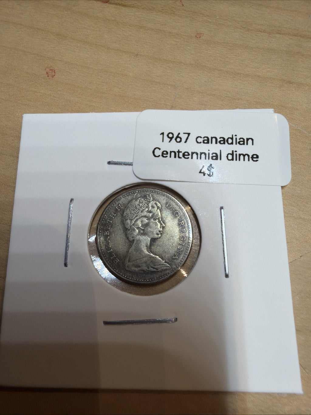 1867-1967 10c Canadian Centennial Dime