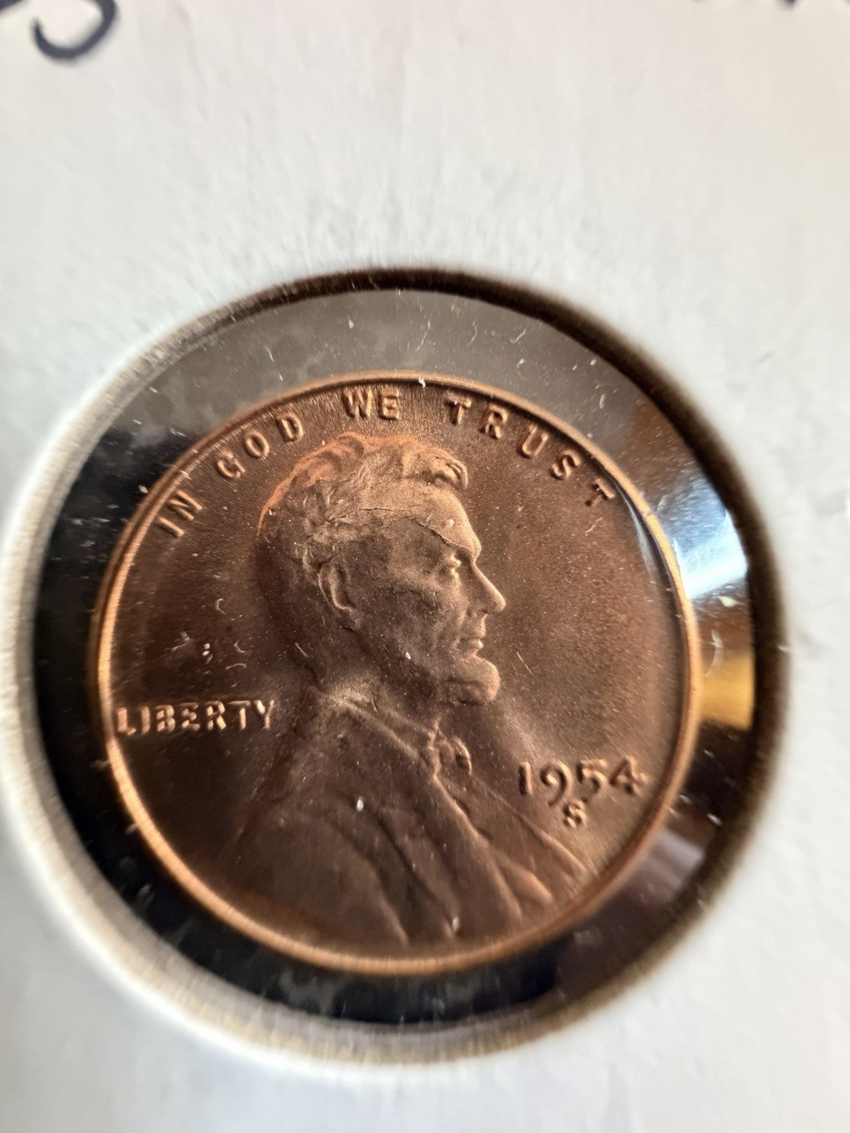 Group of 3 BU Wheat Cents 1947D-1958 1954-S Die Crack