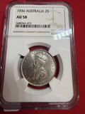 1936 Australia 2 shillings