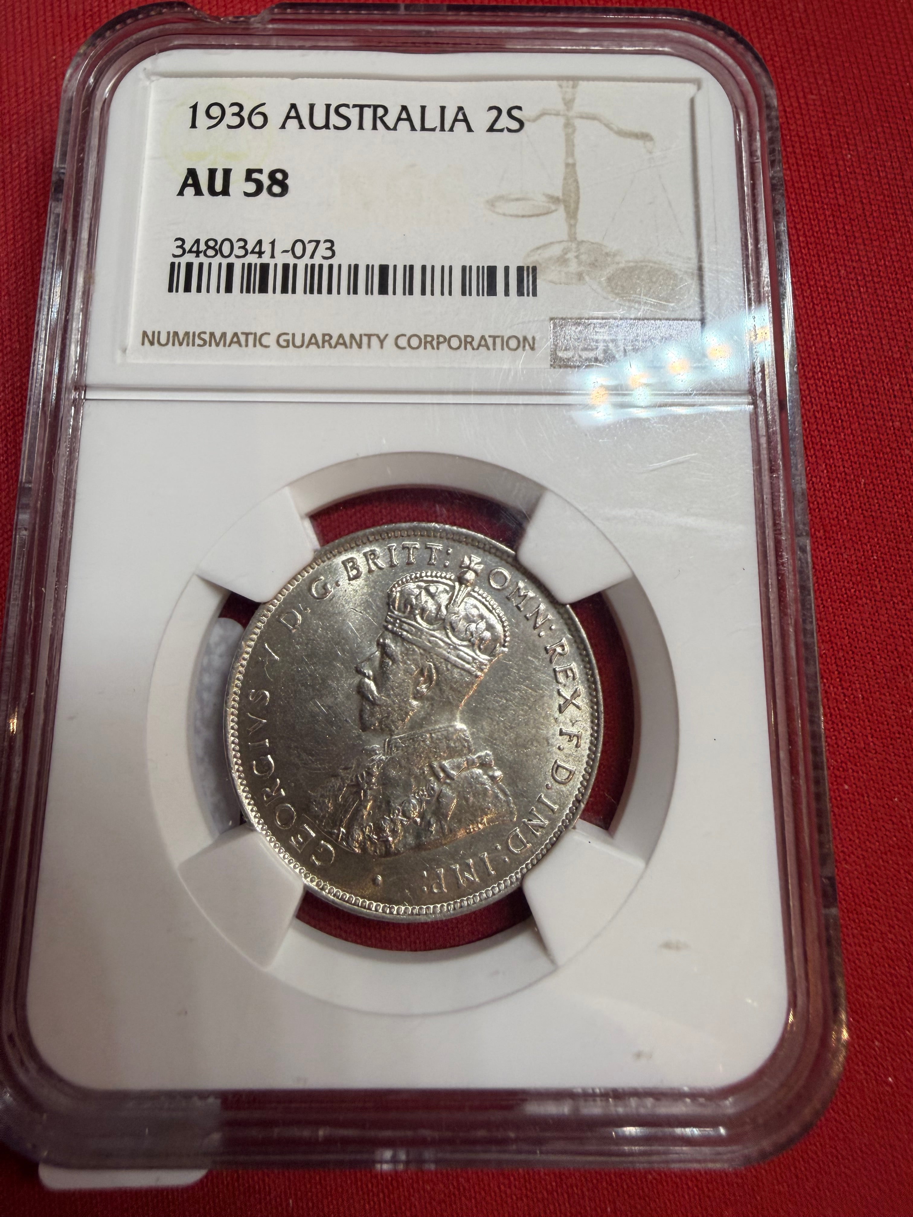 1936 Australia 2 shillings