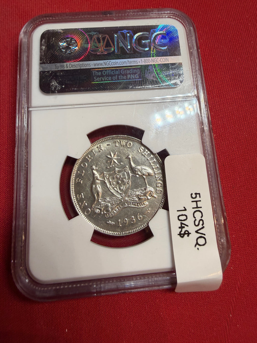 1936 Australia 2 shillings