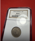 Jamaica Victoria 1890H 1/4 Penny Farthing MS62 NGC
