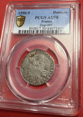 1550-1559 Douzain PCGS AU50 France