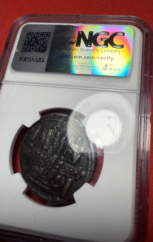 Byzantine Empire Anonymous Follis 1034-1095 Class C NGC.
