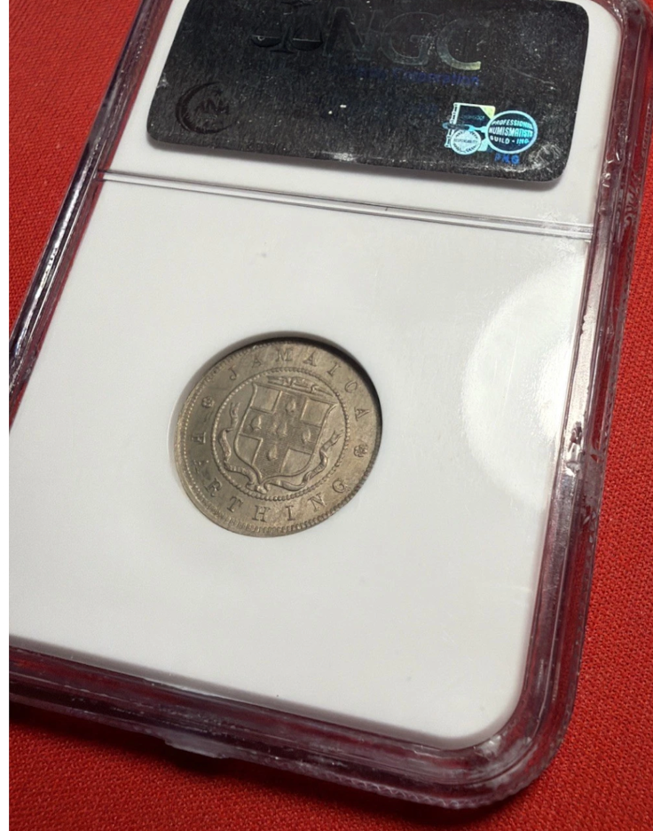 Jamaica Victoria 1890H 1/4 Penny Farthing MS62 NGC