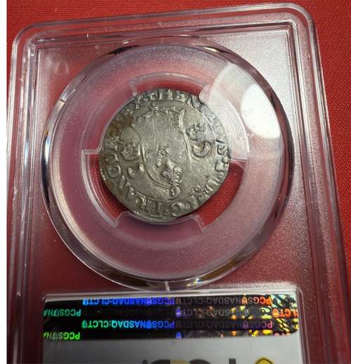 1550-1559 Douzain PCGS AU50 France